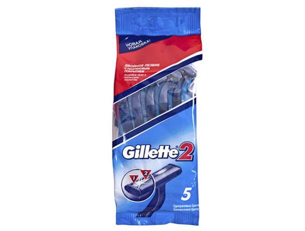 82684 GILLETTE 2 Станок одноразовий 5шт/уп