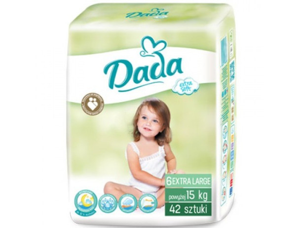 9695 Підгузник DADA №6 (15+кг) /(37)