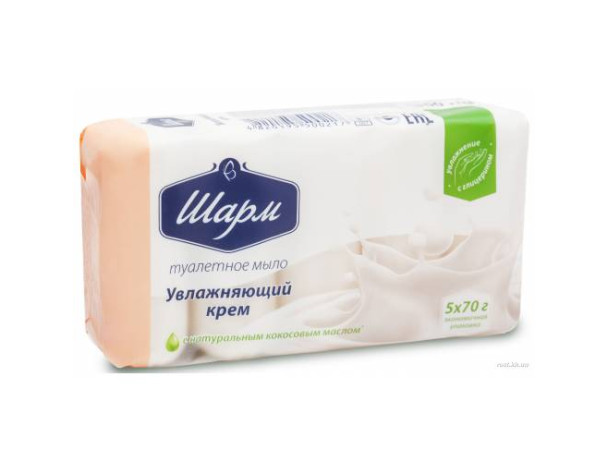 569 мило ШАРМ 5*70г Зволожуючий крем /25