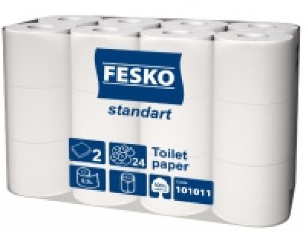 745070 Папір Туалетний FESKO Standart S 9,9м  /24 рул