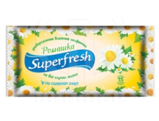 732 Волога с-ка "Super Fresh" Ромашка 15шт/120