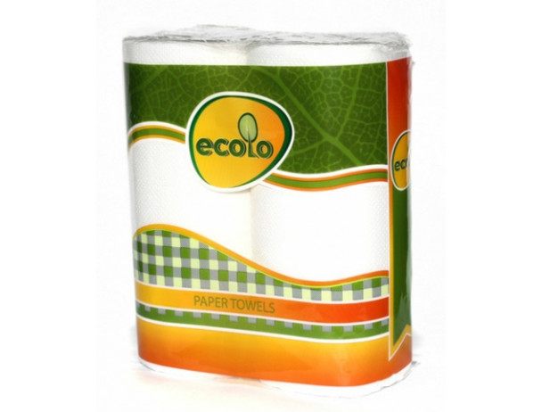 Рушники паперові "Ecolo" 2шт\уп.
