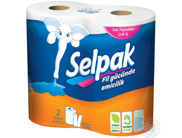 5029 Рушник паперовий "Selpak" 2шт/уп  /12