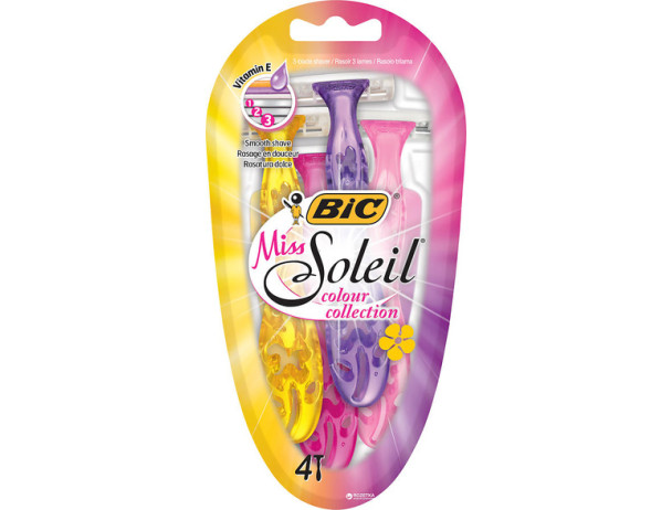 049 843/852 Станок BIC жін. Міс Солей 3 леза (4шт)