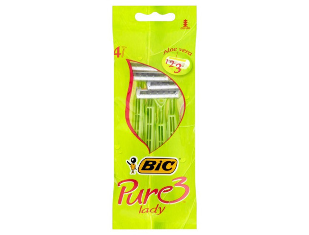 984 Станок BIC жін. Пюр3 леді 3леза (4шт)