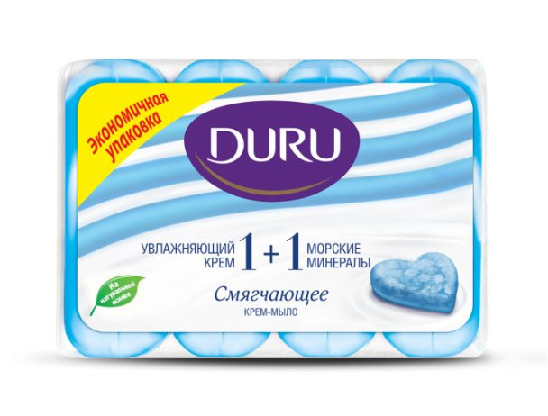 7809 25090 Мило Дуру 4*80г Морський Мінерал 1:1\