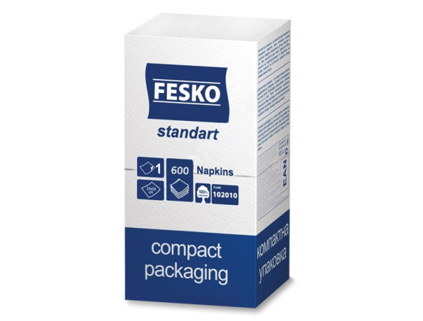 Серветка FESKO 40х40 3шар 350л/уп
