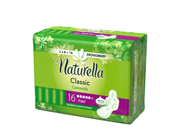 18026 Прокладки NATURELLA CLASSIC  Maxi Duo 16шт\уп