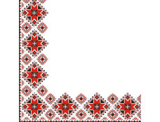 Серветка "Марго"33х33см "Вишиванка" /2/50шт  /18