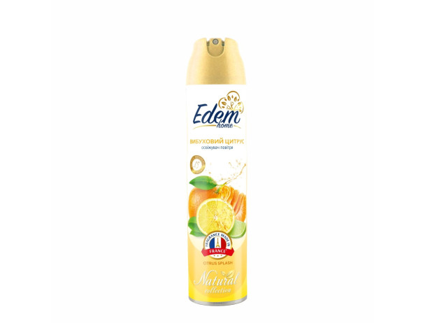0151 ТМ "EDEM home"Освіжувач повітря "Вибуховий цитрус" 300ml/ 12