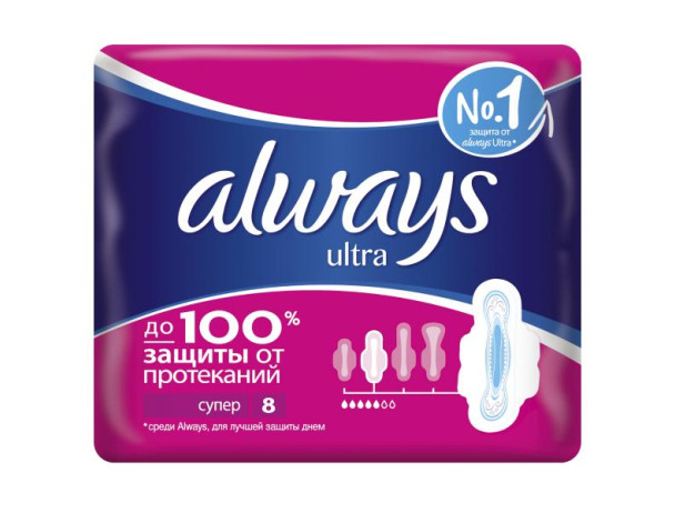 41788/3845 Прокл. ALWAYS Super Plus Single 8шт\уп