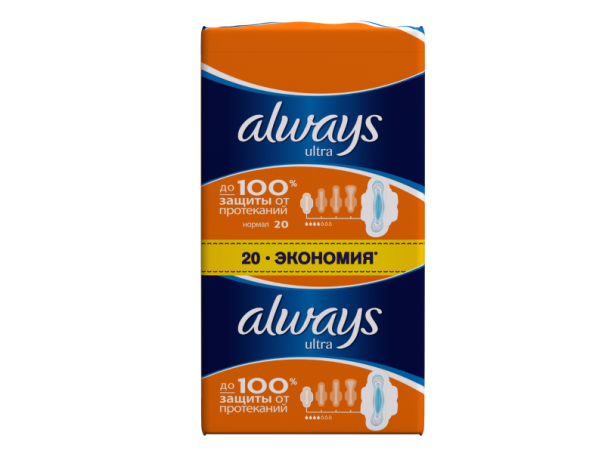 839 Прокладки ALWAYS Ultra Normal PlusDuo 20шт\уп