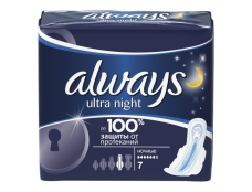 306 603  Прокладки ALWAYS Ultra нічні   7шт\уп