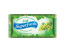 257 Волога с-ка "Super Fresh" Фруктова15шт  /120