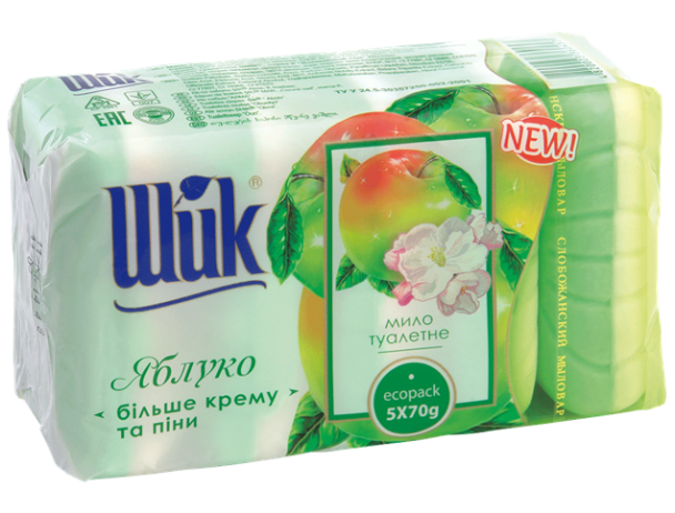 5049 Мило ШИК 5*70г Яблоко (2 кол)