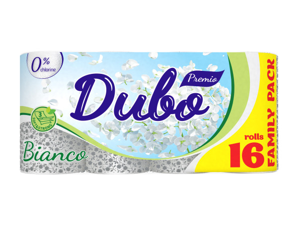 Туалетний папір Диво Bianco 3 шар. 16рул.\пач.