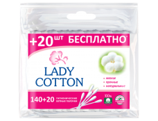 9194 Lady Cotton Ватні палички 140шт/поліет./32