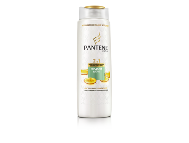 11931PANTENE Шамп.та Бал. 2в1 Блискуче та шовковисте 400мл