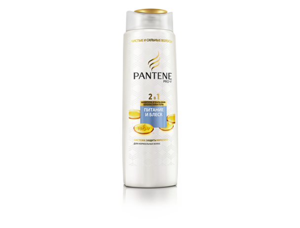 870 641 98220PANTENE Шамп.та Бал. 2в1 Питан.и блеск  400мл