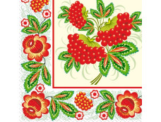 Серветка "Марго "Калина"24х24 /3  15