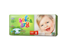 22534 Підгузник Helen Harper Ultra Soft&Dry  №4/50 шт (7-18кг)
