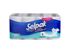 Туал.папір "Selpak" 3-шар. білий 18.6м 16 шт/уп  /3